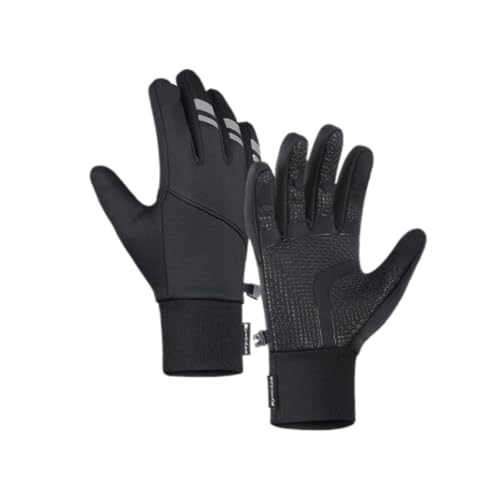 OUYUE Winterhandschuhe Warme Winter-Vollfingerhandschuhe for Männer Und Frauen, Winter-Outdoor-Sporthandschuhe Warme Handschuhe(Black,M) von OUYUE