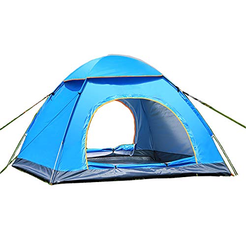 1-2 2-3 3-4 Personen Campingzelt, Insektenschutz für Belüftung und Belüftungszelt, Zelt für Picknick/Wandern/Angeln/im Freien,blau,1 bis 2 Vision von OUZBEM