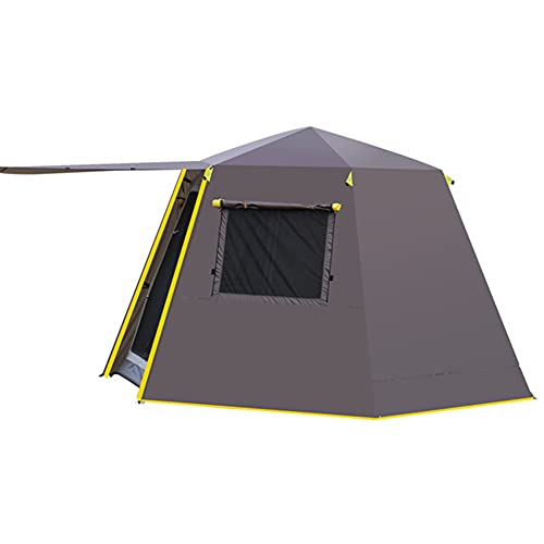 Pop-Up-Zelt, Familien-Campingzelt, 3–4 Personen, automatisches Zelt, wasserdicht, Winddicht, tragbar, Cabana-Zelt für Camping, Wandern, Bergsteigen Vision von OUZBEM
