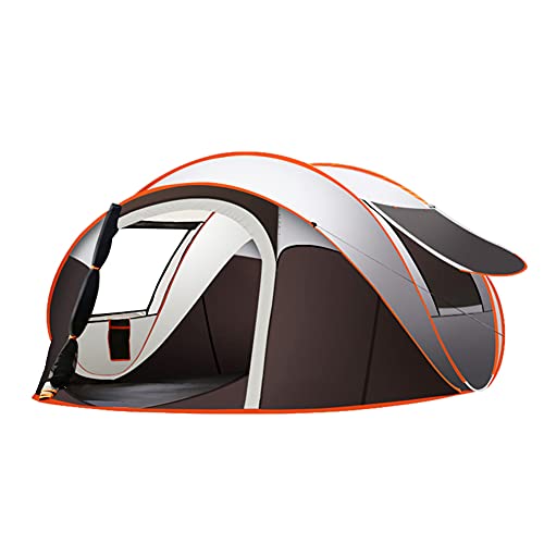 Pop-Up-Zelt, vollautomatisches, kompaktes Kuppelzelt mit Tragetasche, ideal für Camping, Garten, Wandern, leichtes Familienzelt, wasserdicht und regensicher, selbstfahrendes Strandzelt Vision von OUZBEM