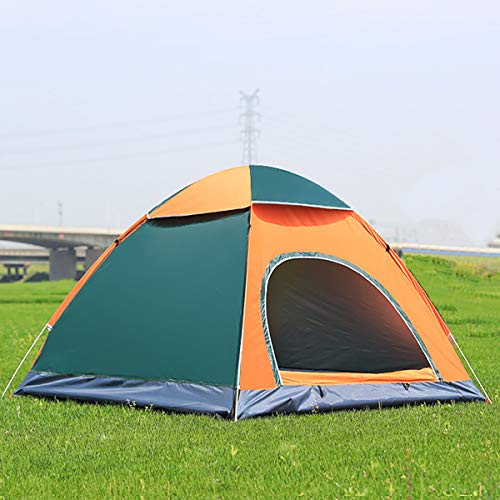 Zelt, Pop-up-Zelt, Strandzelt, Campingzelte, Innenzelt, Familienzelt, Pop-up-Zelte für Erwachsene, gelbe Tür, 1 bis 2 Vision von OUZBEM