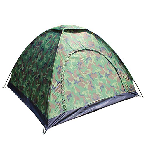 Zelt, tragbares Outdoor-Campingzelt, UV-beständiges Zelt aus silberbeschichtetem Stoff für Strandgarten-Camping-Angelpicknick Vision von OUZBEM
