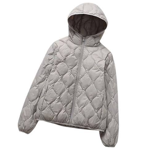 OUZHJKRZ Damen Daunenjacke Warme MäNner Wasserdicht Winddicht Winter Puffer Coat Leicht und Dünn Geeignet für Outdoor-Sportarten,E,L von OUZHJKRZ