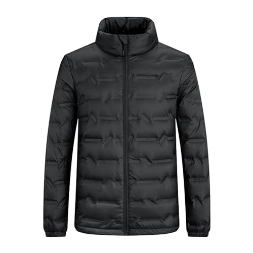 OUZHJKRZ Damen Daunenjacke Warme Wasserdicht Winddicht Winter Puffer Coat Leichter Stehkragen Geeignet für Outdoor-Sportarten,A,5XL von OUZHJKRZ