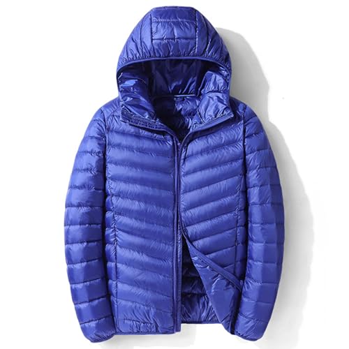 OUZHJKRZ Daunenjacke Unisex Warme Wasserdicht Down Jackets Winddicht Down Jackets Winter Puffer Coat Leicht und Bequem Geeignet für Eine Vielzahl Von Orten,E,3XL von OUZHJKRZ