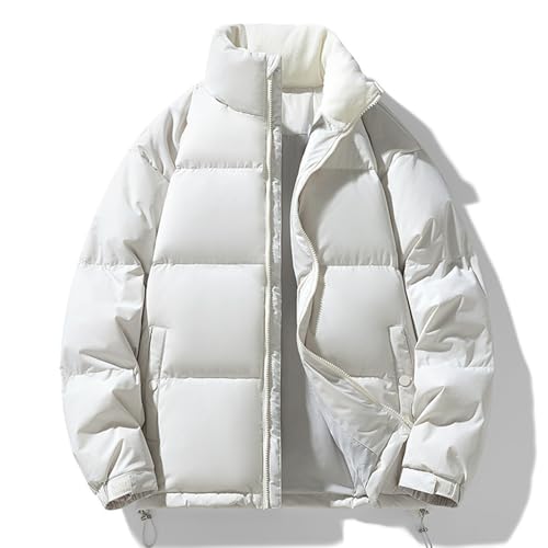 OUZHJKRZ Daunenjacke Unisex Warme Wasserdicht Down Jackets Winddicht Down Jackets Winter Puffer Coat Leichter Warmer Lässiger Sportstil,C,L von OUZHJKRZ