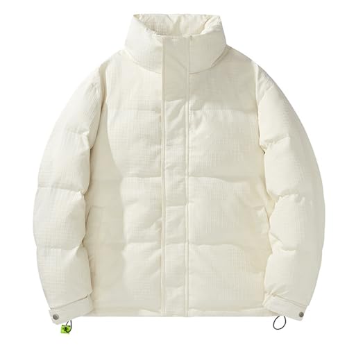 OUZHJKRZ Daunenjacke Unisex Warme Wasserdicht down Jackets Winddicht down Jackets Winter Puffer Coat Mit Kapuze einfach und stilvoll geeignet für den Außenbereich,A,M von OUZHJKRZ