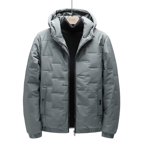 OUZHJKRZ Herren Daunenjacke Warme MäNner Wasserdicht Winddicht Winter Puffer Coat Lässig Leichtgewicht Outdoor,D,XL von OUZHJKRZ