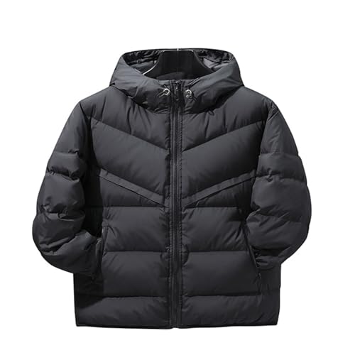 OUZHJKRZ Herren Daunenjacke Warme Wasserdicht Winddicht Winterjacke Geeignet für den Außenbereich,B,XL von OUZHJKRZ