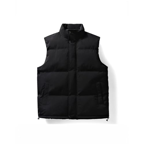 OUZHJKRZ Herren DaunenjackeWarme MäNner Wasserdicht Winddicht Winter Puffer Coat Lässige Weste Leicht und Bequem,B,XL von OUZHJKRZ