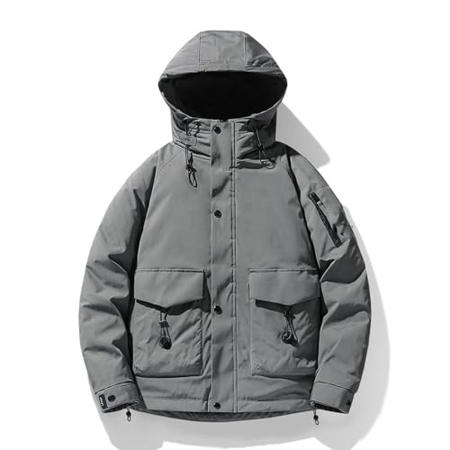 OUZHJKRZ Puffer Coat Warme MäNner Wasserdicht Winddicht Winter Herren Daunenjacke Mode Auswahlvielfalt Lässiger Stil,C,4XL von OUZHJKRZ