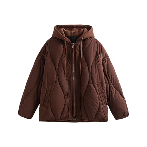 OUZHJKRZ Unisex Damen Daunenjacke Warme Wasserdicht Winddicht Winter Puffer Coat Jugendlicher Sport-Style,A,2XL von OUZHJKRZ