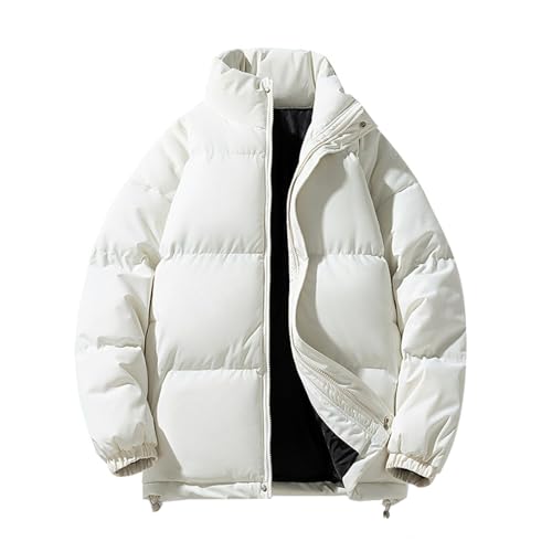 OUZHJKRZ Unisex Wattierte Kleidung Warme MäNner Wasserdicht Winddicht Winterjacke Geeignet für den Außenbereich Lässiger Modetrend-Sti,A,M von OUZHJKRZ