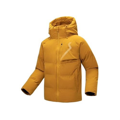 OUZHJKRZ Uomo Impermeabile Piumino Caldo Puffer Jacket Inverno Leggero Moda Giacca Geeignet für Spaziergänge Im Freien und für Den Weg Zur und Von Der Schule,A,3XL von OUZHJKRZ