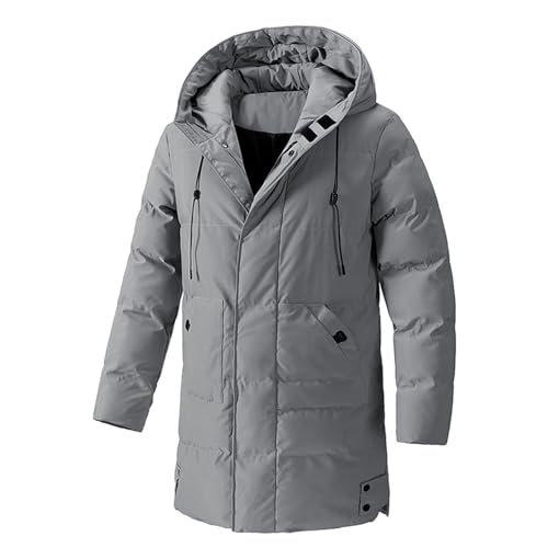 OUZHJKRZ Uomo Impermeabile Piumino Caldo Puffer Jacket Inverno Leggero Moda Giacca Geeignet für die Arbeit Im Freien und Als Schulkleidung Bei Kaltem Wetter,C,XL von OUZHJKRZ