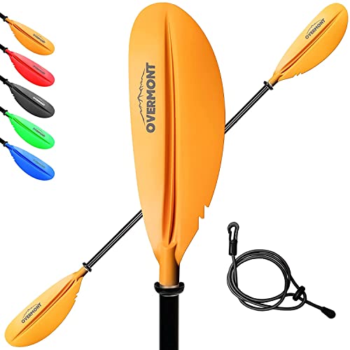 OVERMONT Paddel Aluminium Doppelpaddel SUP Paddel 222cm mit verstellbaren Paddel-Blätter für Kanusport Kajakfahren Kanadier Boot Ruderboot Schwarz/Rot/Orange OVERMONT Paddel Aluminium Doppelpaddel SUP Paddel 222cm mit verstellbaren Paddel-Blätter für Kanusport Kajakfahren Kanadier Boot Ruderboot Schwarz/Rot/Orange von OVERMONT