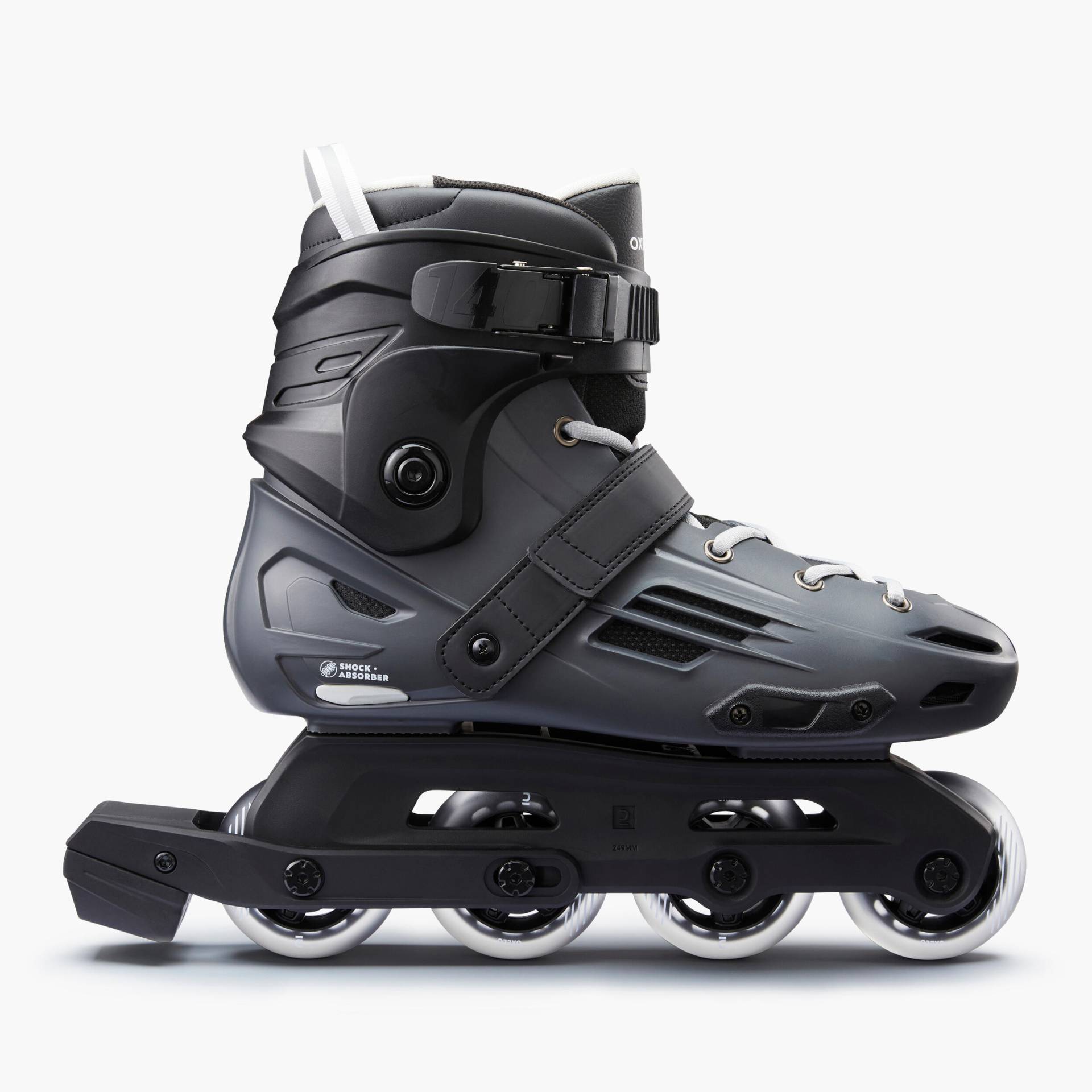 Inline Skates Inliner Damen/Herren - MF140 Hartschale grau von OXELO