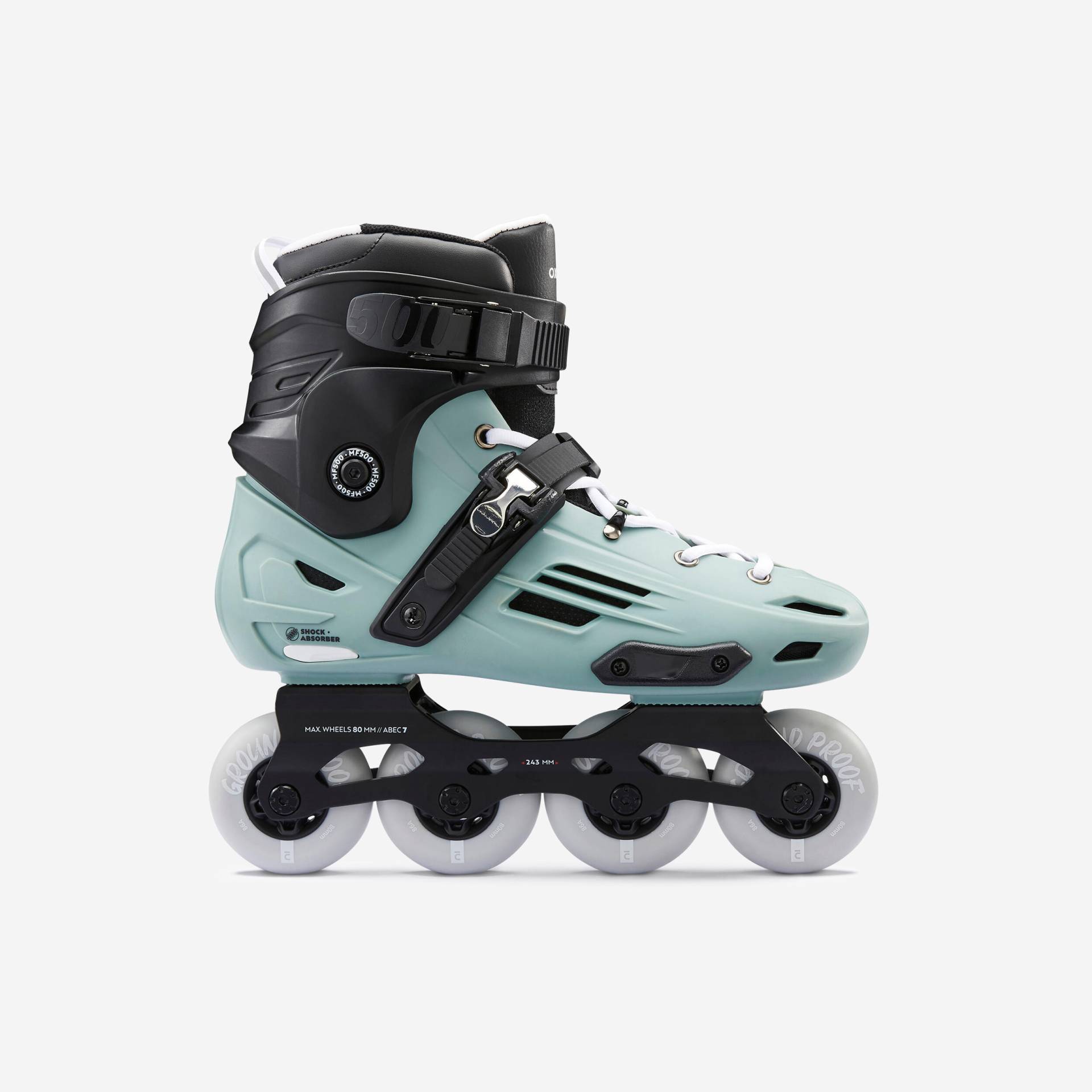 Inline Skates Inliner Freeride MF500 Light Erwachsene khaki Inline Skates Inliner Freeride MF500 Light Erwachsene khaki von OXELO