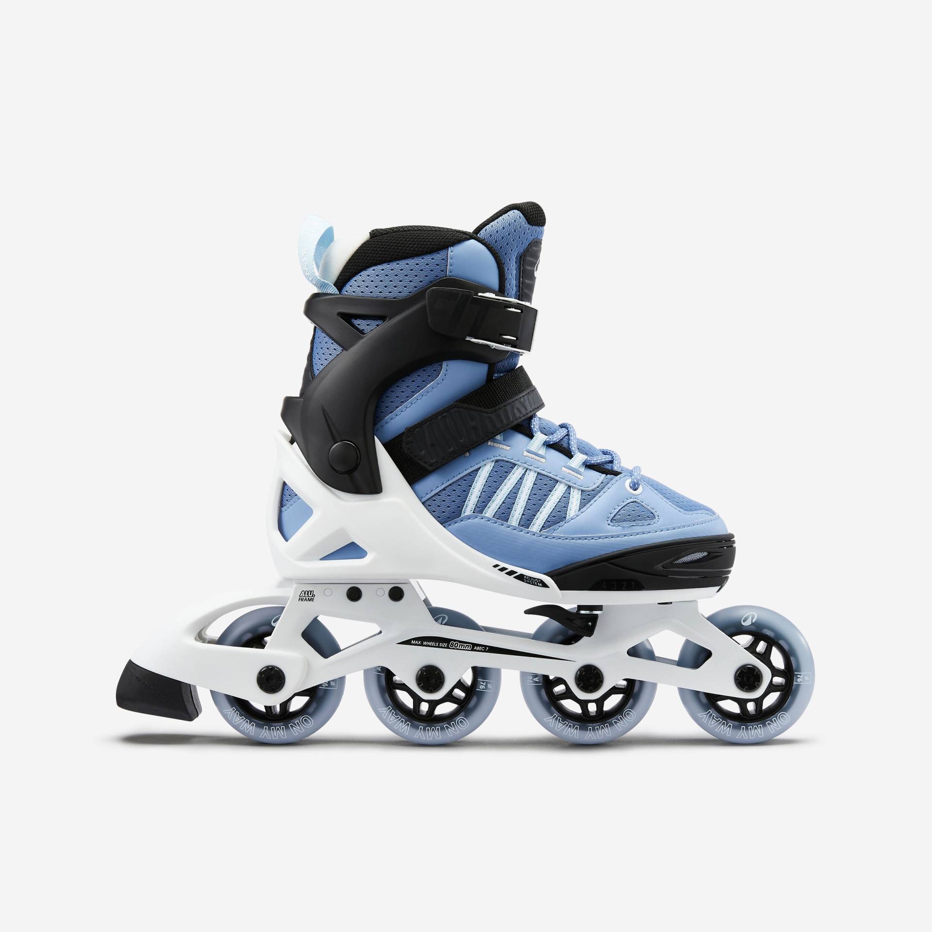 Inline-Skates Inliner Kinder Fit 5 blau/weiss Inline-Skates Inliner Kinder Fit 5 blau/weiss von OXELO