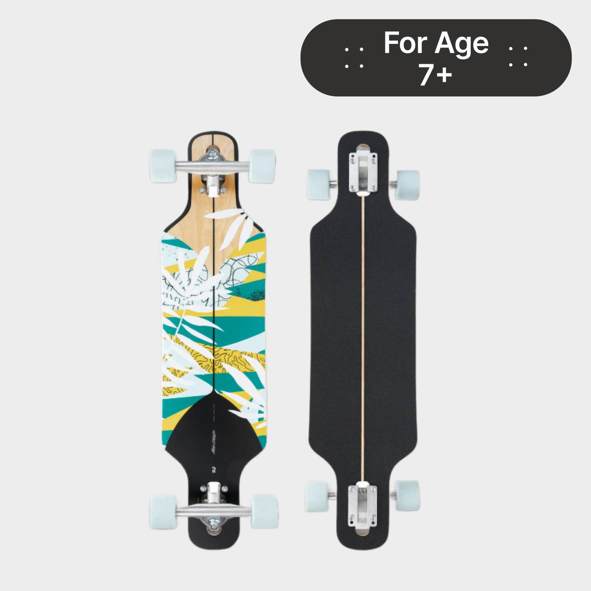 Longboard 100 Drop Mini Floral Longboard 100 Drop Mini Floral von Decathlon