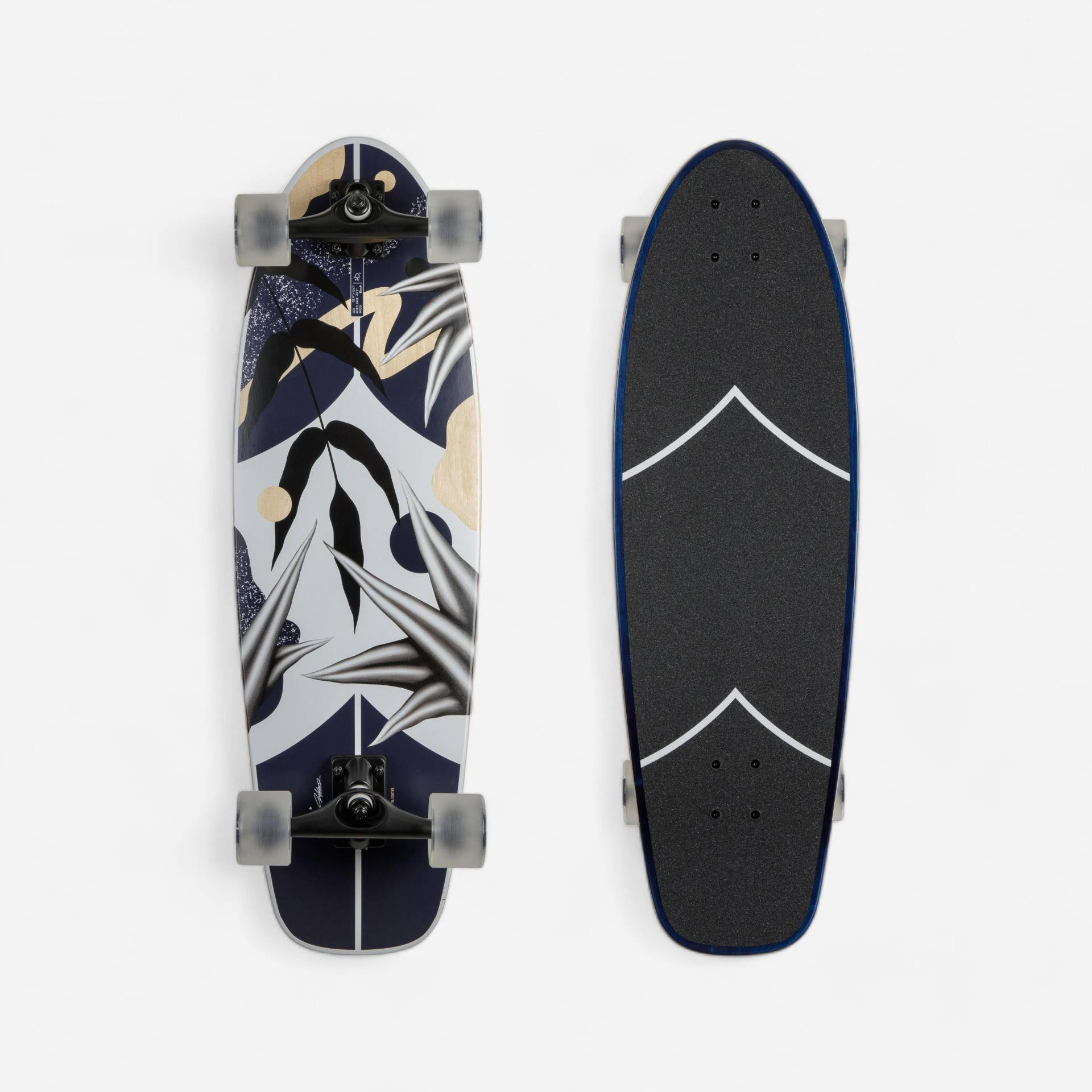 Longboard Surf Cruiser Skateboard 33'' - Natura blau Longboard Surf Cruiser Skateboard 33'' - Natura blau von Decathlon