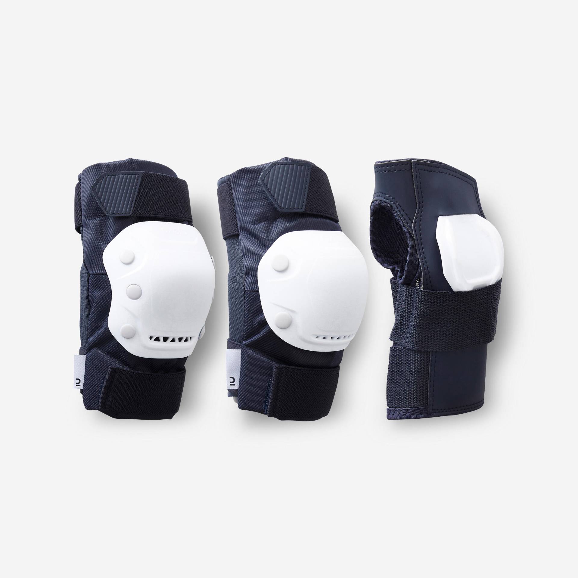 Protektoren Schoner Damen/Herren 3er-Set Inliner - FIT500 dunkelblau Protektoren Schoner Damen/Herren 3er-Set Inliner - FIT500 dunkelblau von OXELO