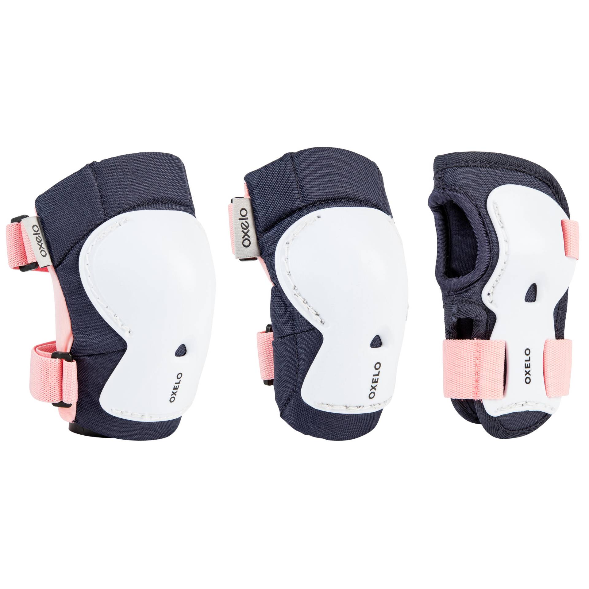 Protektoren Schoner Kinder 3er-Set Inliner - Play Bridal pink Protektoren Schoner Kinder 3er-Set Inliner - Play Bridal pink von OXELO