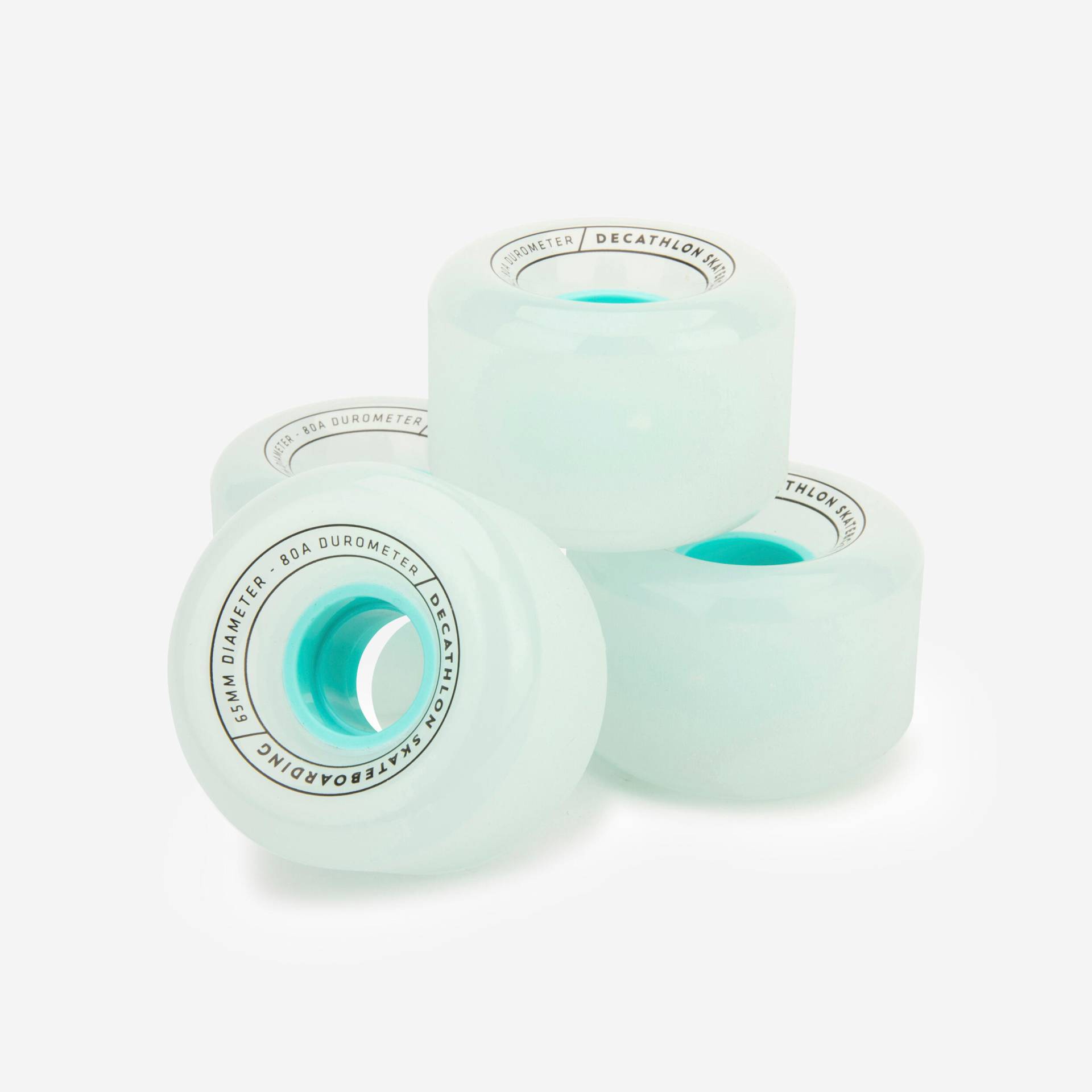 Rollen Longboard Cruiser Surfskate 65 mm 80A 4er-Pack blau Rollen Longboard Cruiser Surfskate 65 mm 80A 4er-Pack blau von Decathlon