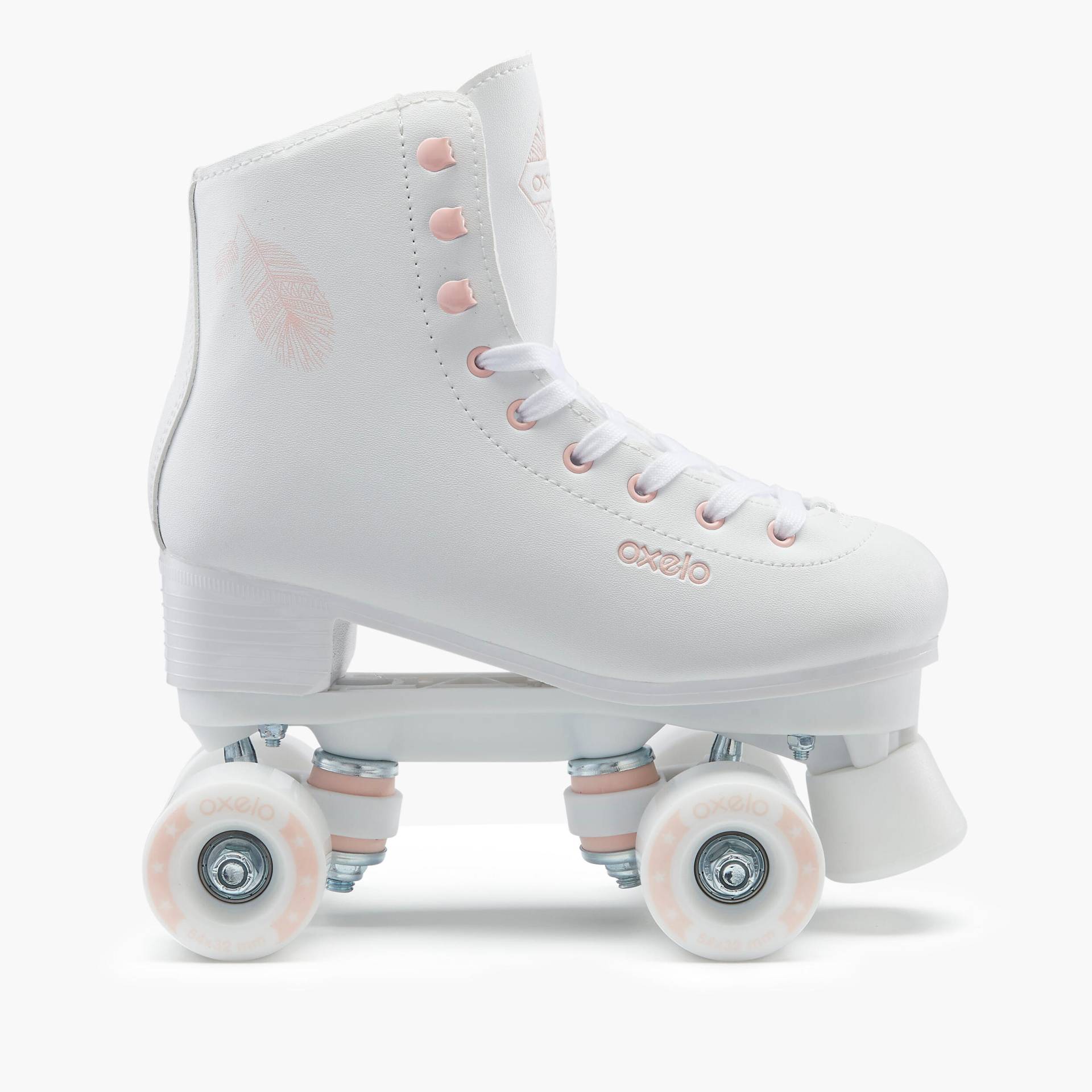 Rollschuhe Kunstlauf Quad 100 kleine Größen weiss Rollschuhe Kunstlauf Quad 100 kleine Größen weiss von OXELO