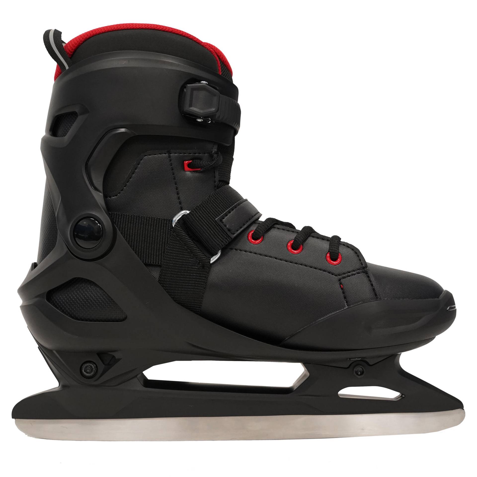 Schlittschuhe Fit 500 Herren schwarz/rot Schlittschuhe Fit 500 Herren schwarz/rot von OXELO