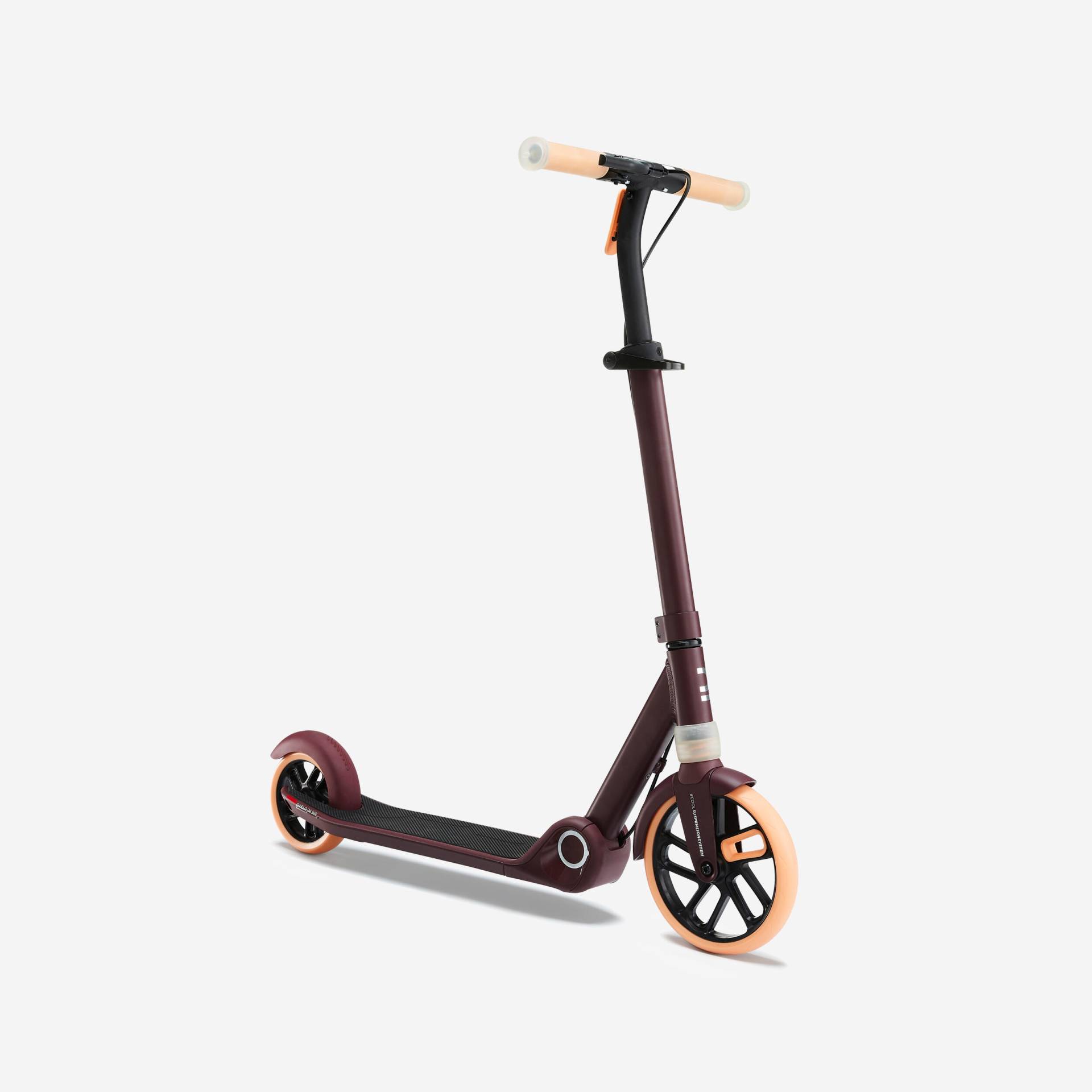 Scooter Tretroller Kinder ‒ M900 bordeaux/orange von OXELO