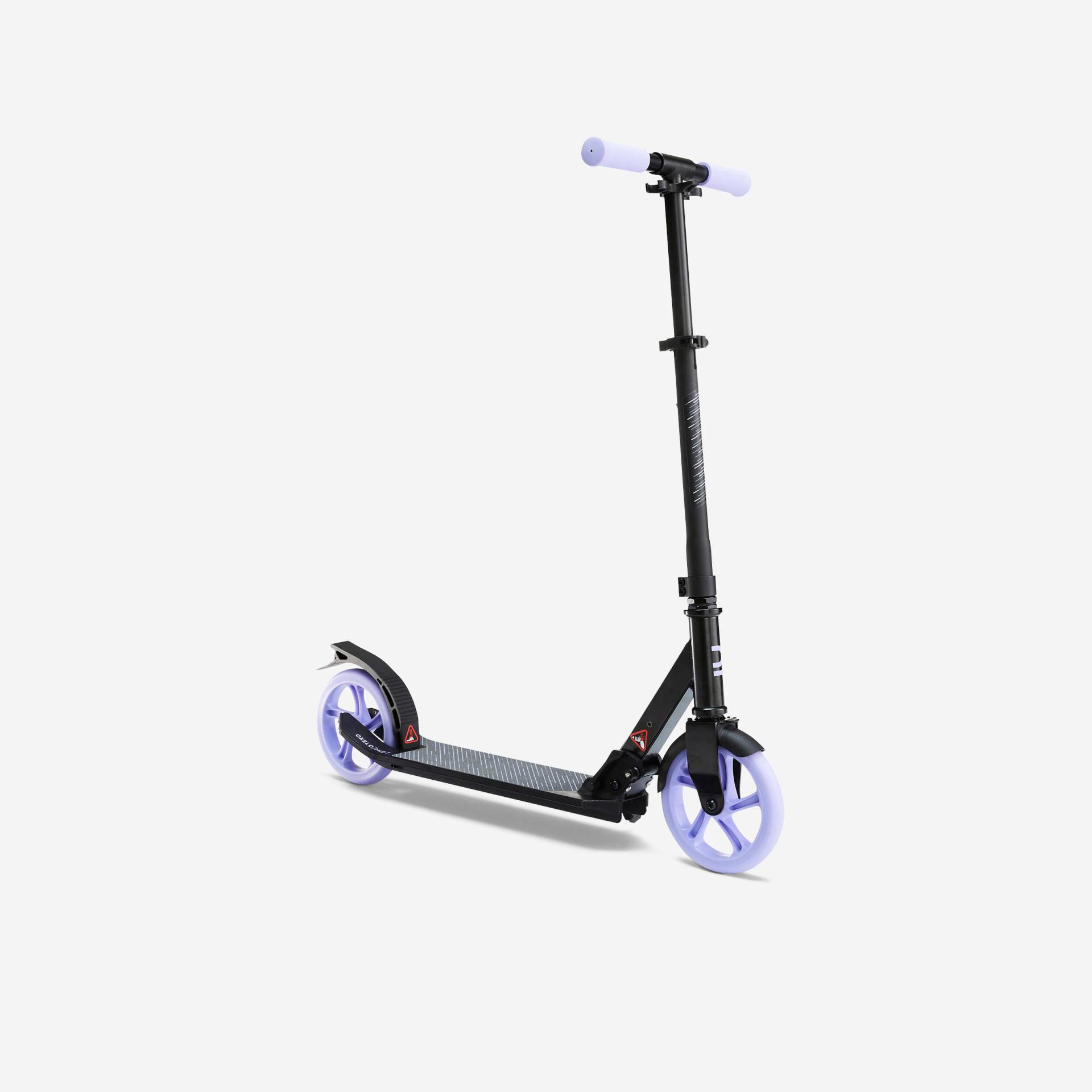 Scooter Tretroller mit Ständer - Mid 7 schwarz/lila Scooter Tretroller mit Ständer - Mid 7 schwarz/lila von OXELO