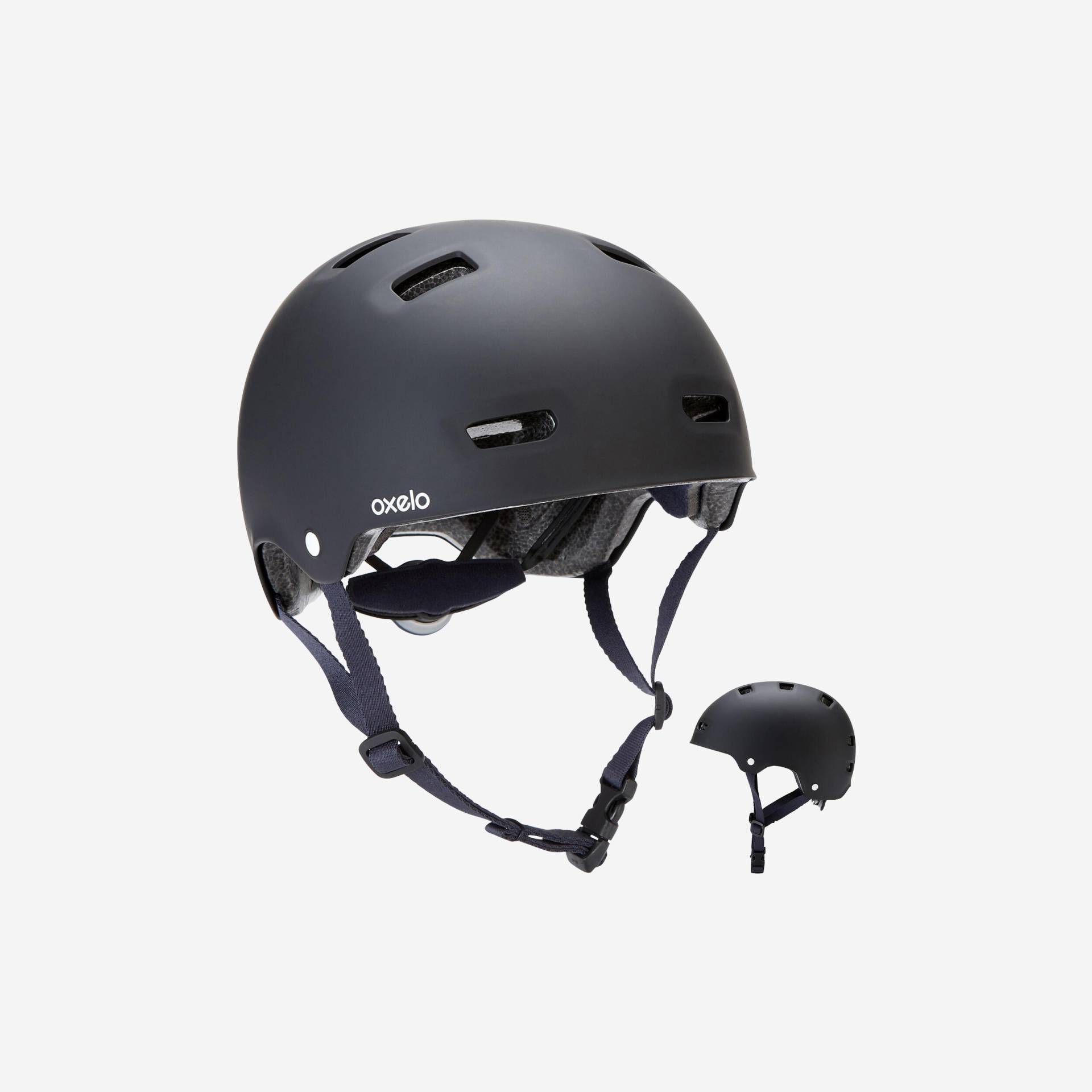 Skaterhelm MF 500 für Inliner Skateboard Scooter schwarz/blau Skaterhelm MF 500 für Inliner Skateboard Scooter schwarz/blau von OXELO