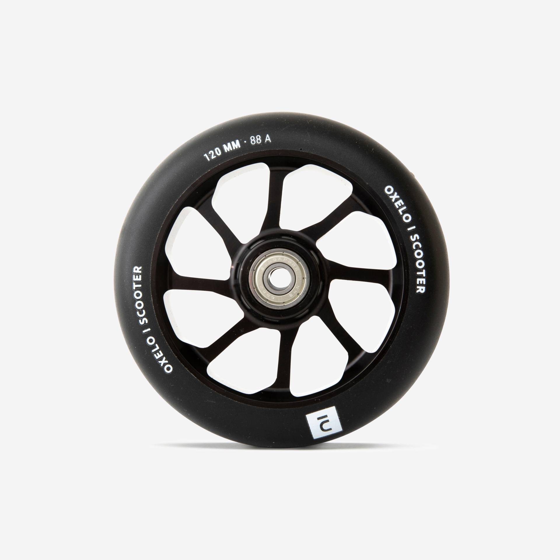 Stunt Scooter Rolle Alu-Core schwarz PU 120 mm schwarz Stunt Scooter Rolle Alu-Core schwarz PU 120 mm schwarz von Decathlon
