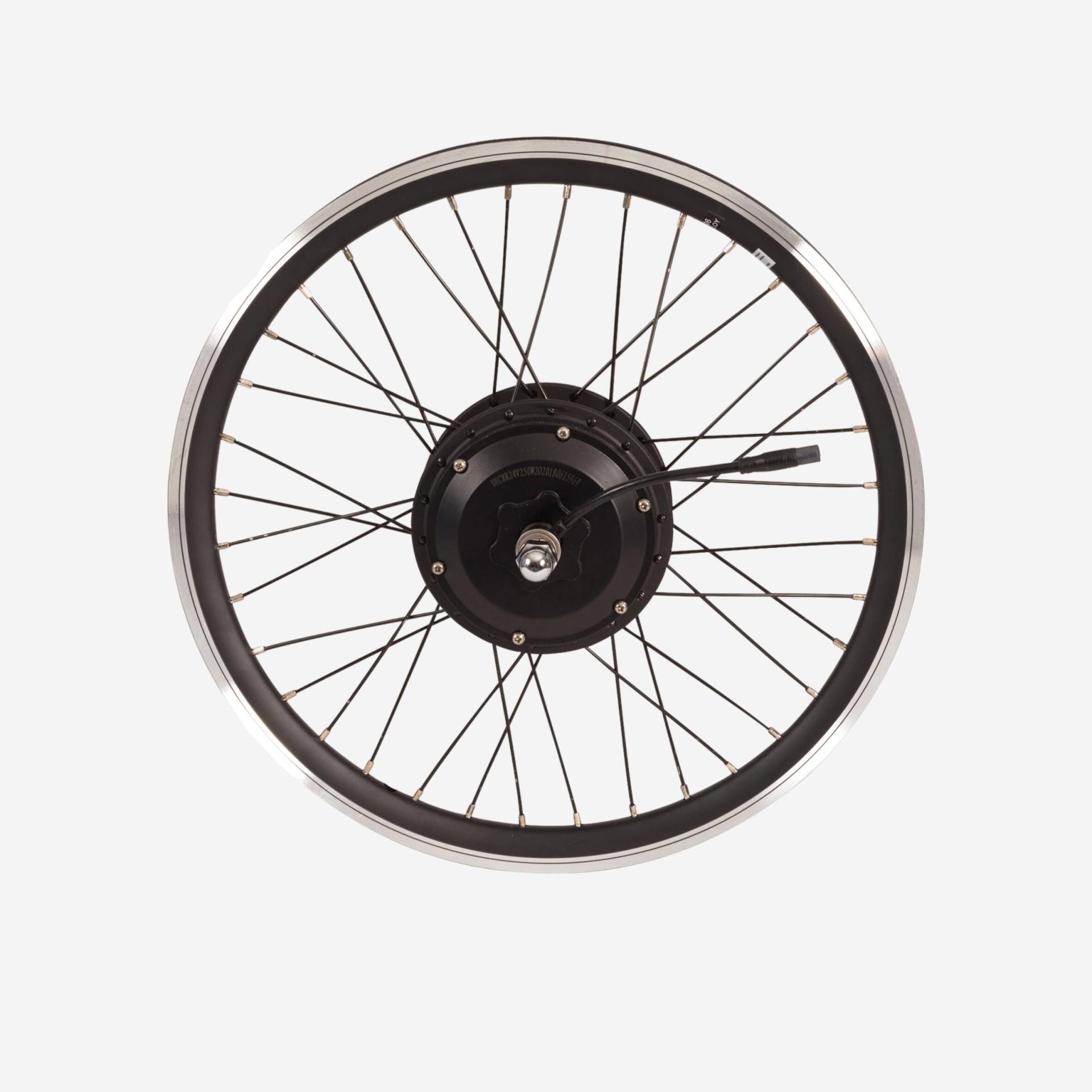 Hinterrad für Klapprad-E-Bike Doppelwandfelge 24V Tilt 500E schwarz Hinterrad für Klapprad-E-Bike Doppelwandfelge 24V Tilt 500E schwarz von OXYLANE