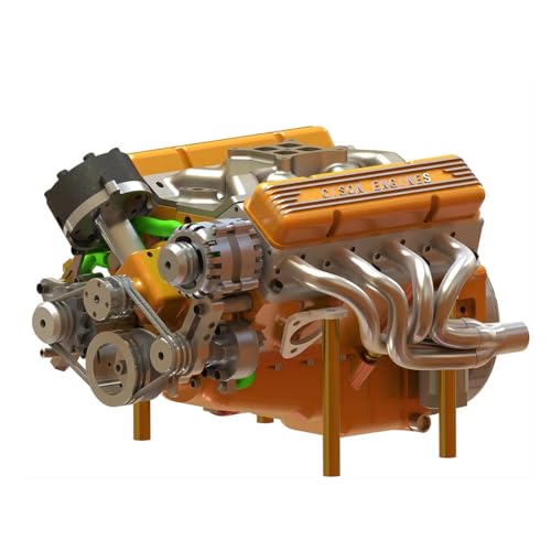 OYUT V8 Gasoline Engine, CISON Small-Block 44CC 1/6 Scale Water-Cooled OHV 4-Stroke Engine, Internal Combustion Model, Realistic Internal Combustion Engine Model Kit - KIT Version OYUT V8 Gasoline Engine, CISON Small-Block 44CC 1/6 Scale Water-Cooled OHV 4-Stroke Engine, Internal Combustion Model, Realistic Internal Combustion Engine Model Kit - KIT Version von OYUT