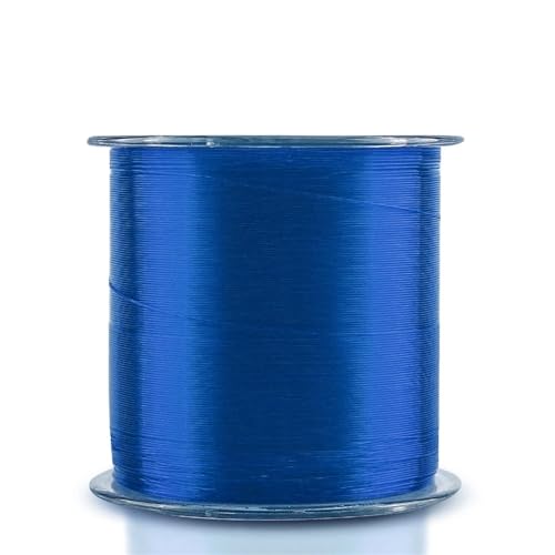 Angelschnur 500 m Monofilament-Nylon-EIS-Angelschnur, Seil, Drahtmaterial, 8 lb – 35 lb Fischdraht (Color : Blue 500M, Size : 2.0) von OZLCUA