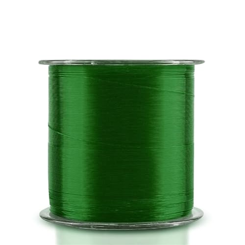 Angelschnur 500 m Monofilament-Nylon-EIS-Angelschnur, Seil, Drahtmaterial, 8 lb – 35 lb Fischdraht (Color : Green 500M, Size : 2.0) von OZLCUA