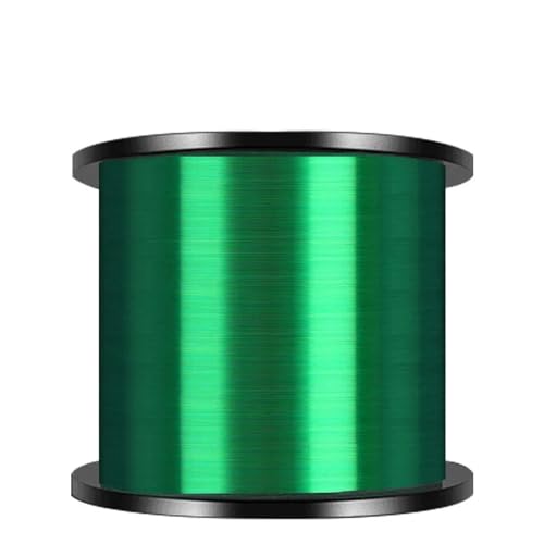 Angelschnur 500M 1000M Unsichtbare Angelschnur Super Starke Monofilament Nylon Linie Material Beschichtet Speckle for Karpfen Pesca Fischdraht (Color : Green, Size : 1000M 0.165mm-1.0) von OZLCUA