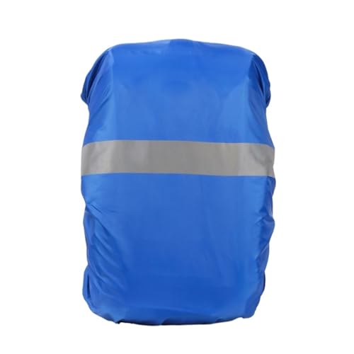 OZLCUA Regenschutz-Rucksack 20/35L Regenschutz for Rucksack, wasserdicht, Outdoor, Wandern, Staub, UV-Schutz, Nacht, reflektierender Regenschutz wasserdichte Rucksackhülle(Royal blue-15-25L) von OZLCUA