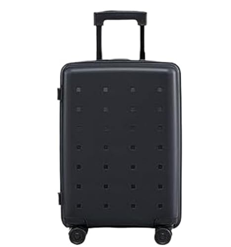 OZSSLJJ Gepäck Handgepäck Tragbare Koffer Hartschalenkoffer for Geschäftsreisen Gepäckkoffer Handgepäck(Black,20inch) von OZSSLJJ