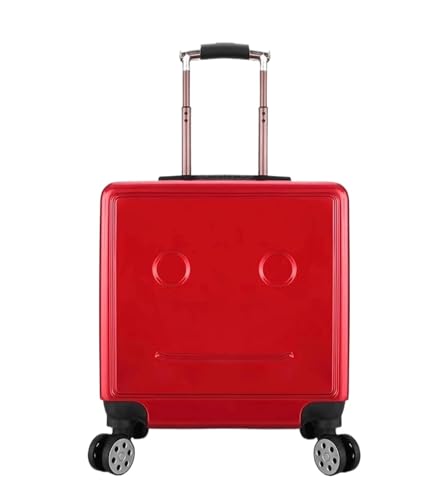 OZSSLJJ Gepäck Verstellbarer Trolley-Koffer for Reisen, Einsteigen, Kombinationsschloss, Gepäck, Handgepäck(Red) von OZSSLJJ