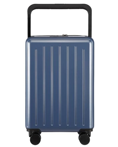 OZSSLJJ Gepäcksicherheit Zahlenschloss Koffer Gepäck Koffer Aufgegebenes Gepäck Gepäck Handgepäck(Blue,20 inch) von OZSSLJJ