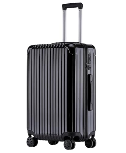 OZSSLJJ Hartschalen-ABS-Koffer mit doppelten Spinner-Rädern, leichtes Rollgepäck mit Schloss, Handgepäck(G,26in) von OZSSLJJ