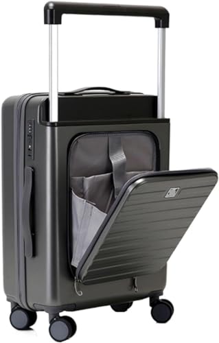 OZSSLJJ Koffer mit Rädern Verstellhebel Gepäck Große Kapazität Leichtes Handgepäck Gepäck Handgepäck(20in) von OZSSLJJ