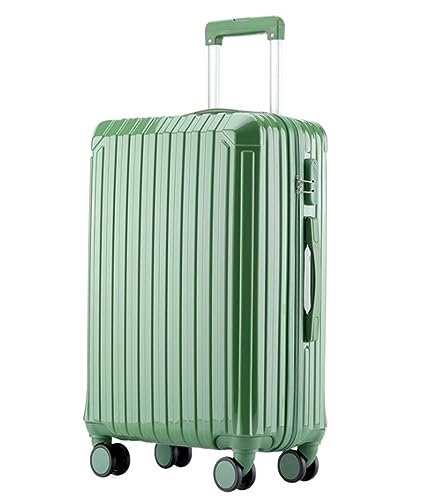 OZSSLJJ Koffer mit Spinner-Rädern, Hartschale, leichte Rollkoffer for Geschäftsreisen, Handgepäck(Green,22in) von OZSSLJJ