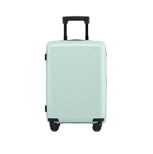 OZSSLJJ Tragbare Koffer mit Rädern Doppelreißverschluss Hartschalenkoffer for Geschäftsreisen Gepäck Handgepäck(Green,24inch) von OZSSLJJ