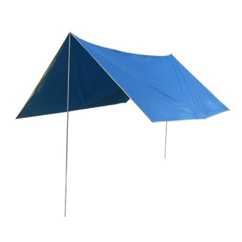 Markise Mit Baldachin Outdoor-Camping-Überdachung, UV-beständige Markise, Sonnensicheres Picknick, Regensichere Überdachung, Tragbare Camping-Pergola Rasenmarkise(Blue,C) von OZWYCY