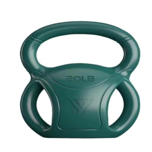 OZWYCY Dumbells DREI Kettlebells for Männer und Frauen, Fitnessgeräte for Hüftkniebeugen und -formung, Kettle-Lifting-Hanteln Kurzhantel(Green,10LB) von OZWYCY