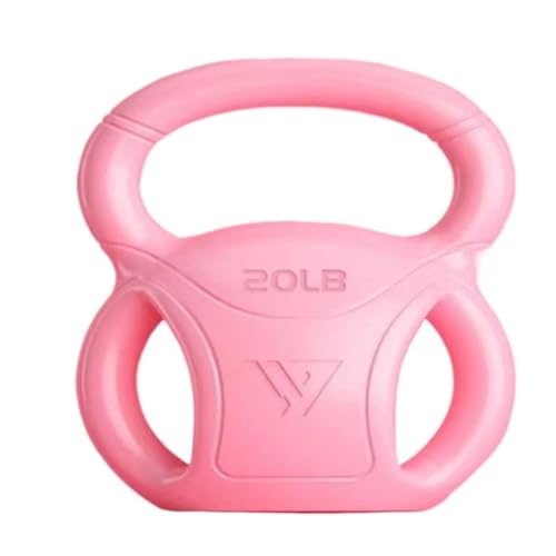 OZWYCY Dumbells DREI Kettlebells for Männer und Frauen, Fitnessgeräte for Hüftkniebeugen und -formung, Kettle-Lifting-Hanteln Kurzhantel(Pink,20LB) von OZWYCY